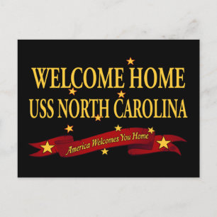 Carte Postale Accueil USS Caroline du Nord