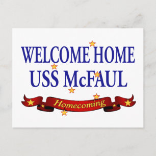 Carte Postale Accueil USS McFaul