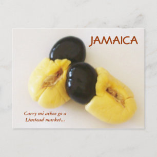 Carte postale Ackee jamaïcaine