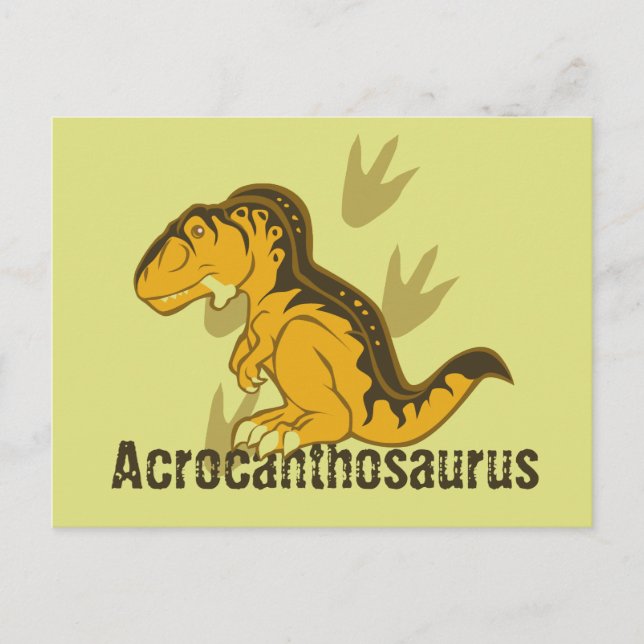 Carte Postale Acrocanthosaurus (Devant)