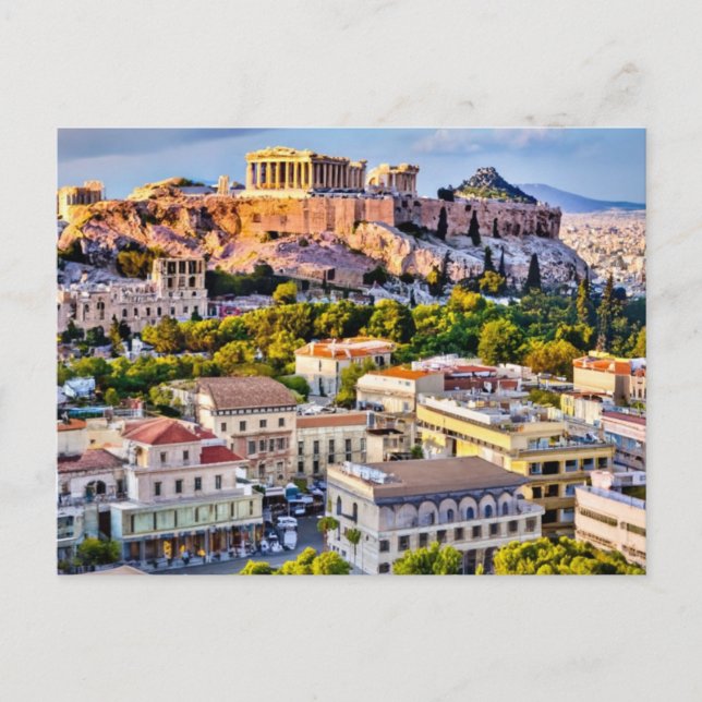 Carte Postale Acropole Athènes, Grèce (Devant)