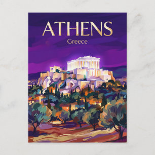 Carte Postale Acropole Grèce