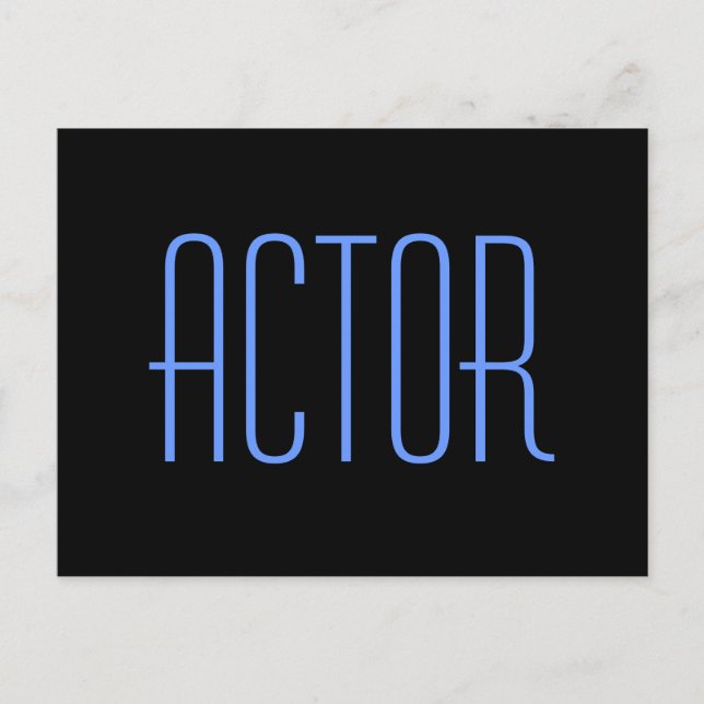 Carte postale Acteur Autograph Card (Devant)