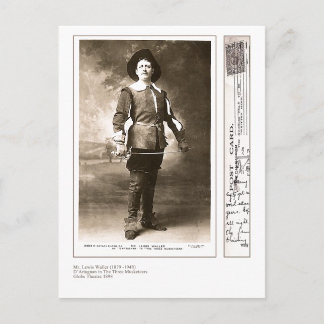 Carte Postale Acteur Lewis Waller (Devant)