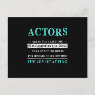 Carte Postale Acteurs Acteur par intérim Actrice cinéma Théâtre 