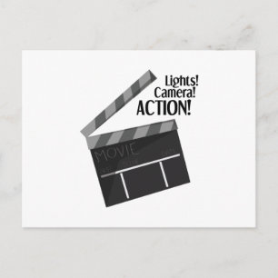 Carte Postale Action de l'appareil photo