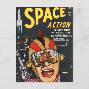 Carte Postale Action spatiale