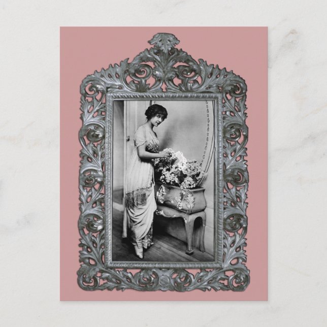 Carte Postale Actrice française (Devant)