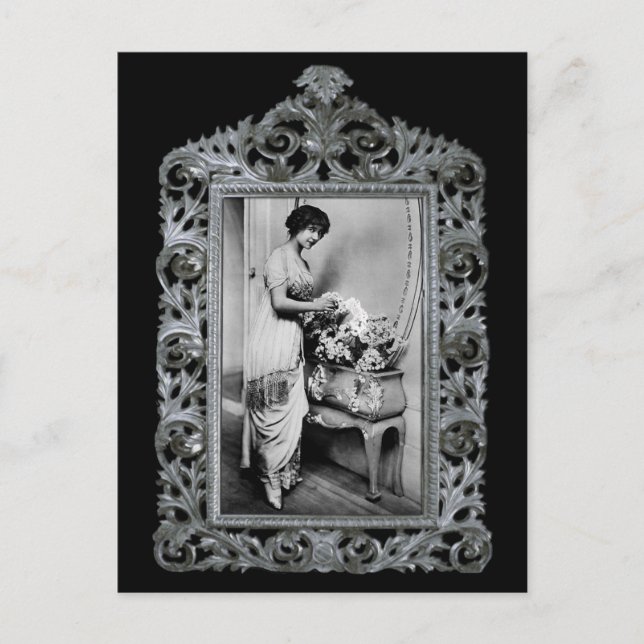 Carte Postale Actrice française (Devant)