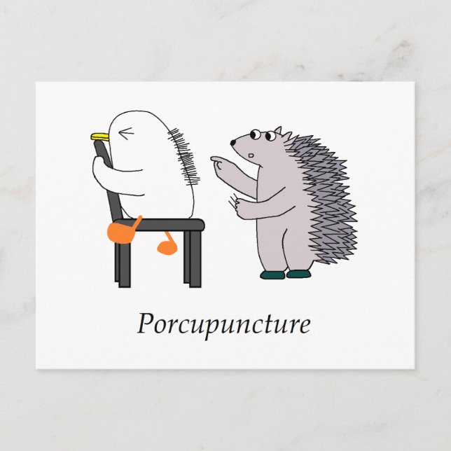 Carte Postale acupuncture (Devant)