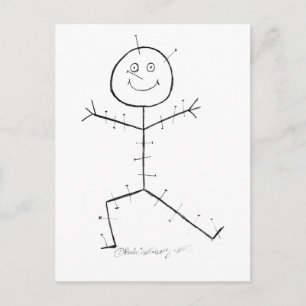 Carte Postale Acupuncture collant