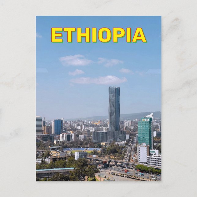 Carte Postale Addis-Abeba, Éthiopie (Devant)