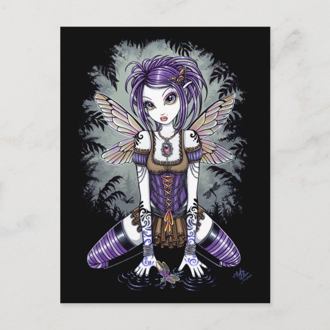 Carte Postale "Addison" Misty Dragonfly Fairy (Devant)
