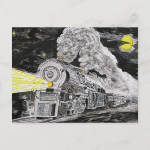 Carte Postale Adieu à la vapeur