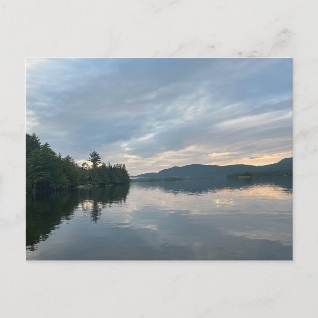 Carte postale Adirondack Lake et Mountains (Devant)