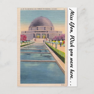 Carte Postale Adler Planetarium, Chicago, Illonois