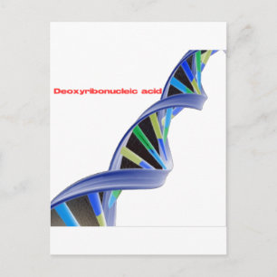 Carte Postale ADN - Acide désoxyribonucléique