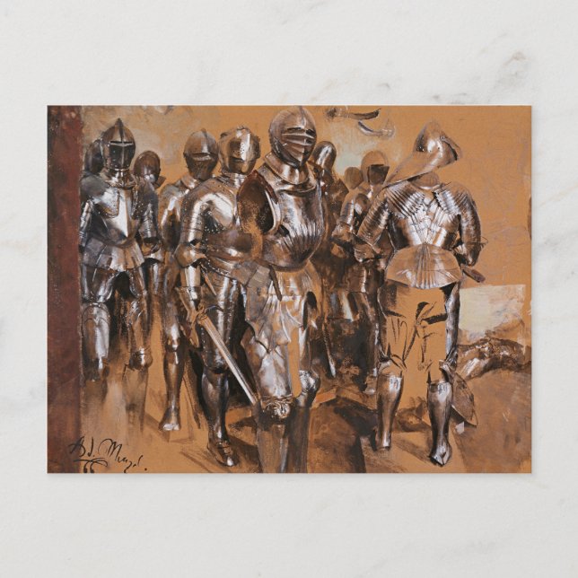 Carte Postale Adolph von Menzel Armor chambre imaginaire CC0095 (Devant)