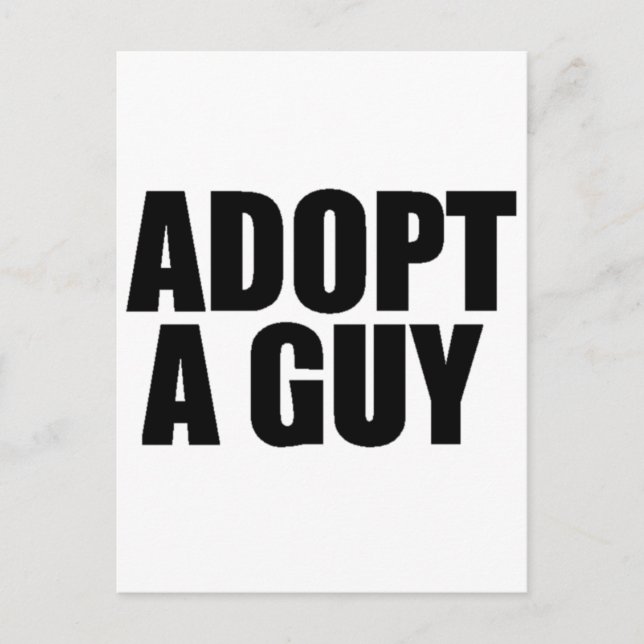 Carte Postale Adopter un type (Devant)