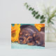 Carte Postale Adorable dort chiots Doxen (Debout devant)