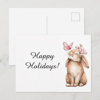 Carte Postale Adorable Easter a cute bunny
