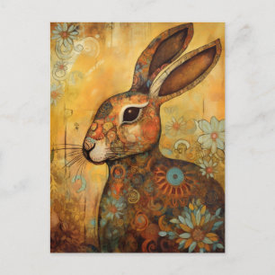 Carte Postale Adorable Lapin