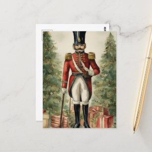 Carte Postale Adorable soldat de Noël