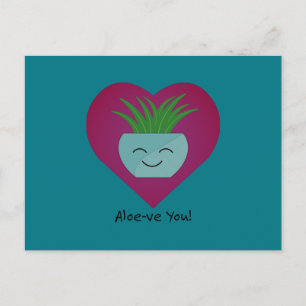 Carte Postale Adorablement Drôle Aloeve You Aloe