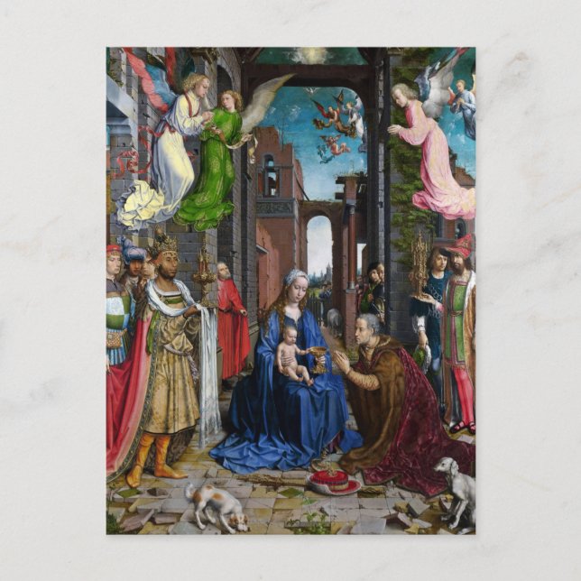 Carte Postale Adoration de la Magi (Devant)
