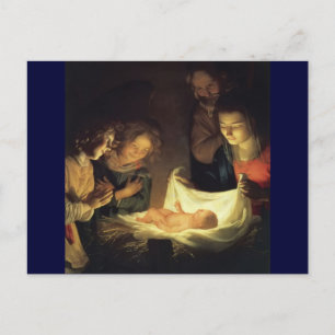 Carte Postale Adoration de l'adoration de l'enfant del Bambino