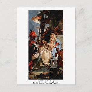 Carte Postale Adoration De Magi Par Giovanni Battista Tiepolo