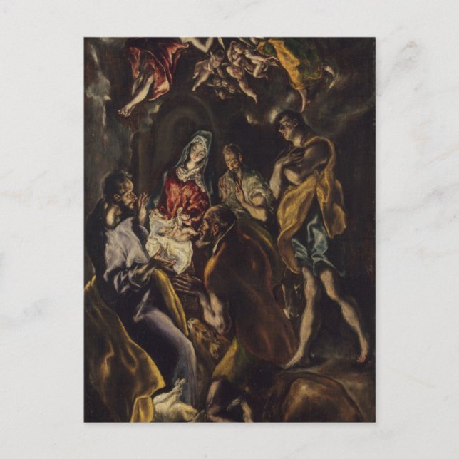 Carte Postale Adoration des bergers (Devant)