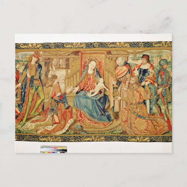 Carte Postale Adoration des Mages, 15ème-16ème siècle (Devant)