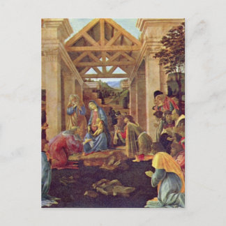Carte Postale Adoration des Mages (Washington) par Botticelli