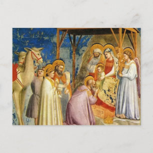Carte Postale Adoration Du Giotto Magi 1305