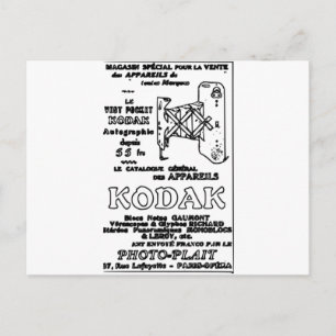 Carte Postale Advert Kodak vintage