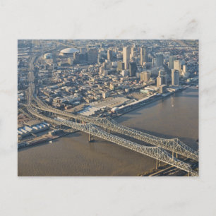 Carte Postale Aerial du centre de la Nouvelle-Orléans