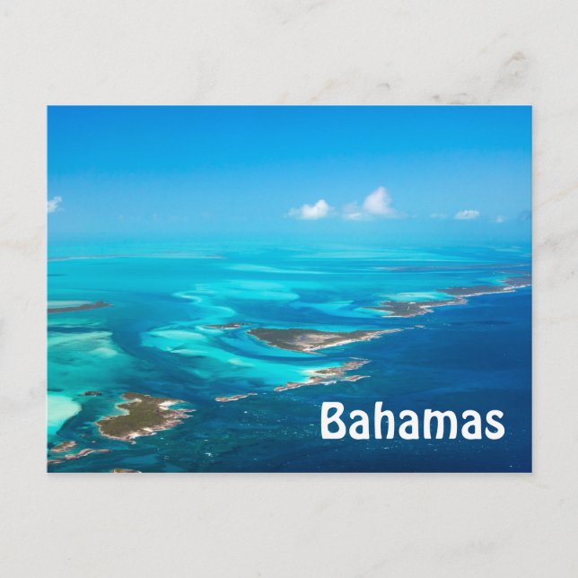 Carte Postale aérien des Bahamas (Devant)