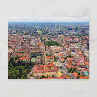 Carte postale aérienne Zagreb