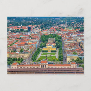 Carte postale aérienne Zagreb