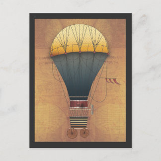 Carte Postale Aéronef Abeelle Steampunk