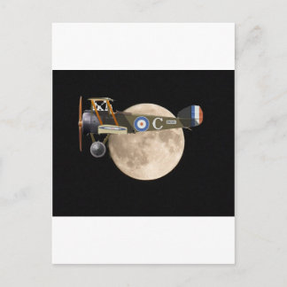 CARTE POSTALE AÉRONEF DE LA GUERRE MONDIALE 1