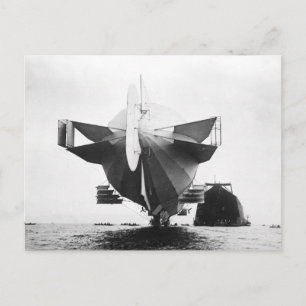 Carte Postale Aéronef de Zeppelin 1908
