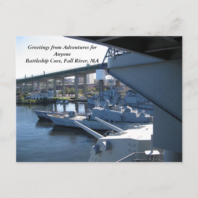 Carte postale AFA Battleship Cove (Devant)