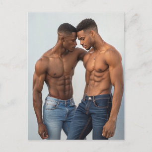 Carte Postale Affection Contemporaine : Double Portrait dans le