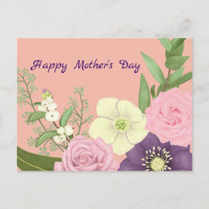 Carte Postale Affichage floral traditionnel - Pour toute occasio