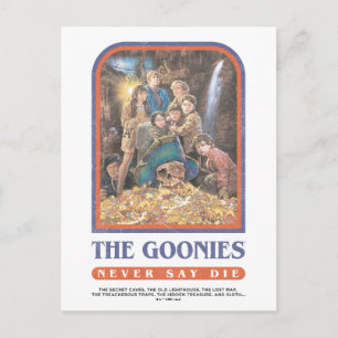 Carte Postale Affiche anniversaire du trésor des Goonies