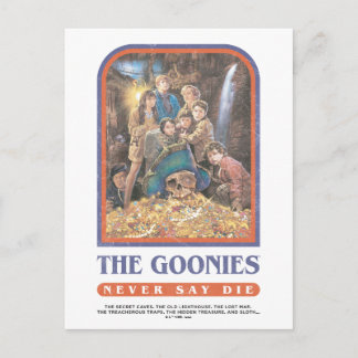Carte Postale Affiche anniversaire du trésor des Goonies
