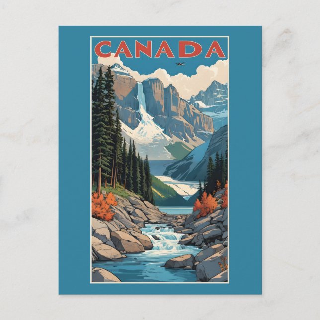 Carte Postale Affiche Canada Travel (Devant)