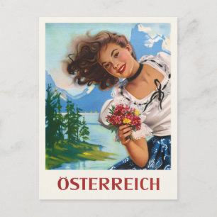 Carte Postale Affiche d'Austria Vintage
